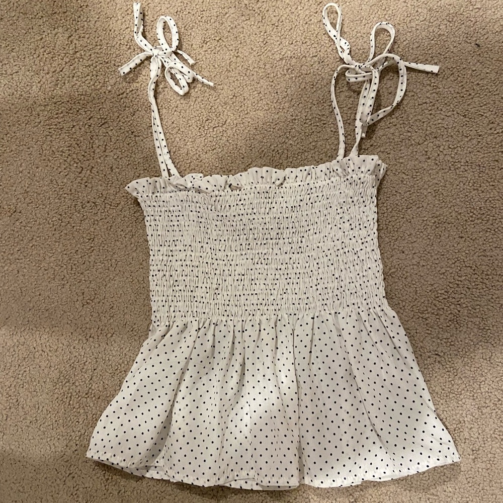 Polka Dot tie top